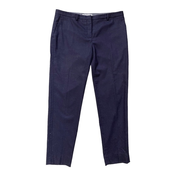 Fabiana Filippi Wool Cashmere Trouser Pants Dark Navy Blue straight leg - Picture 1 of 9